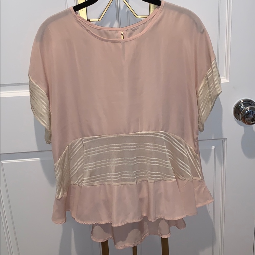 pink blouse